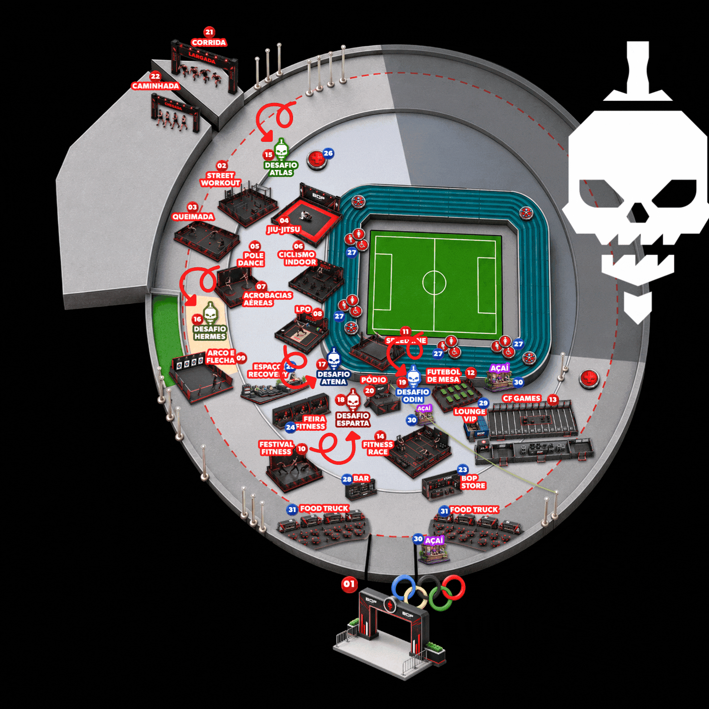 Mapa BOP Games